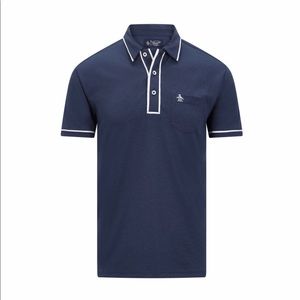 Original Penguin Earl Heritage Slim Fit Navy Polo